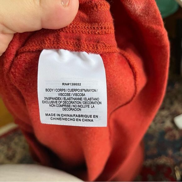 Surfside Supply Burnt Orange 1/4 Zip Sweater- Men Small - Picture 2 of 7